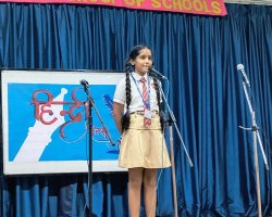 Std 4 and 5 hindi elocution competition 2025-26